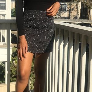 Polka Dot Mini Skirt